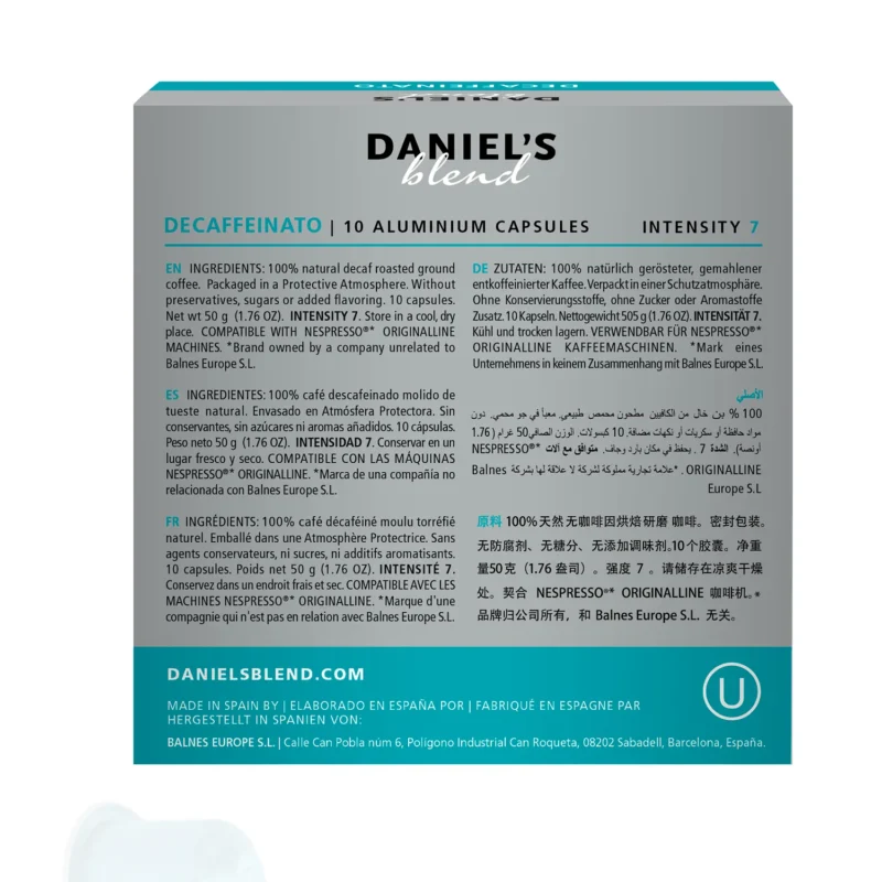 packs daniels DORSO ALUMINIO Descafeinado